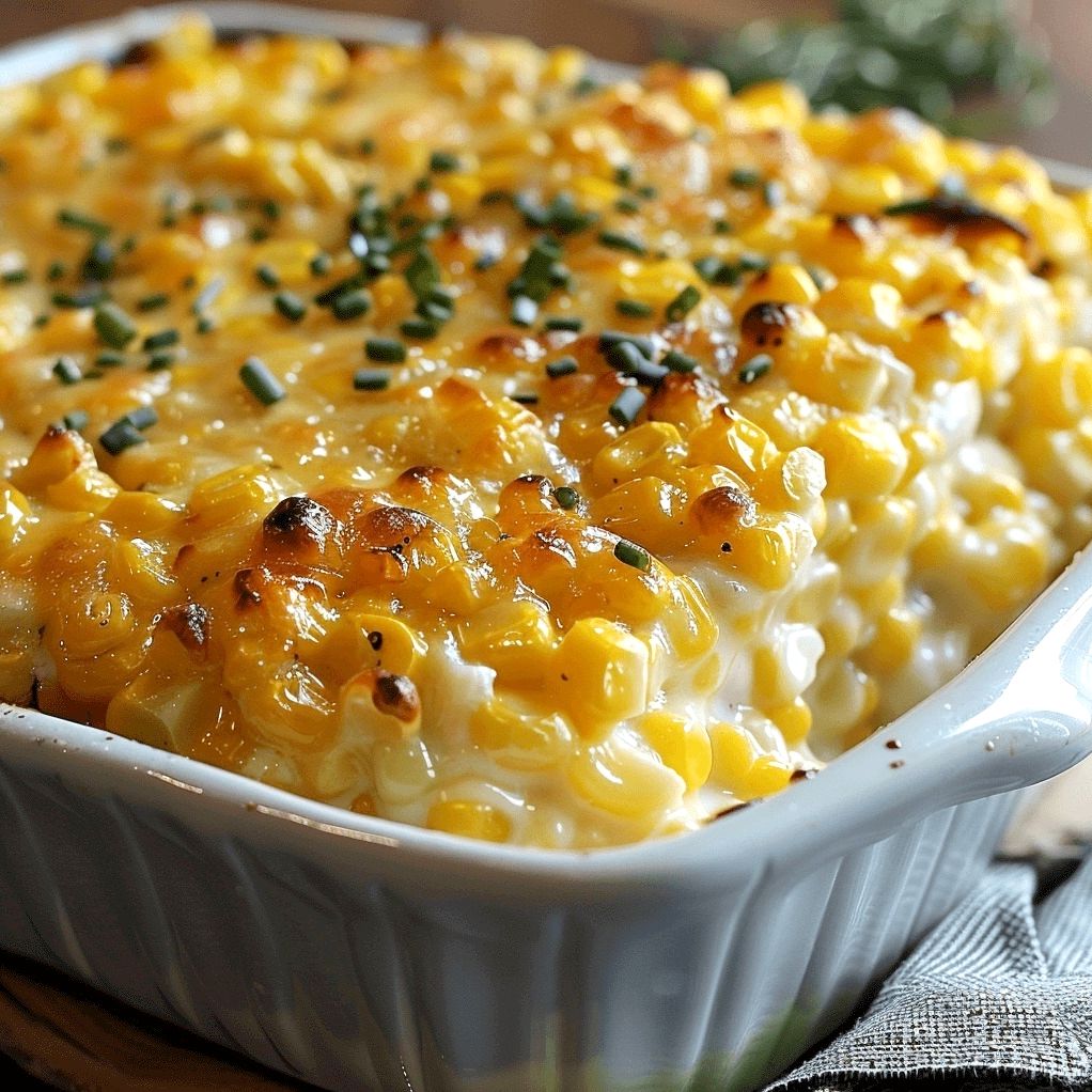 Cheesy Corn Casserole Recipe