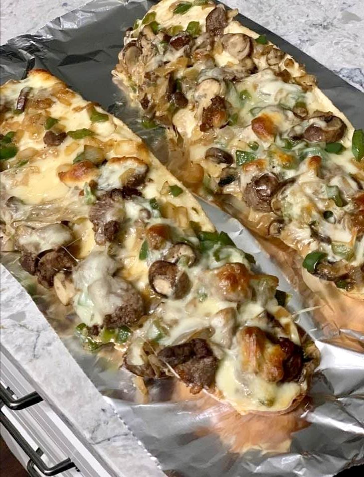 Philly Cheesesteak Stuffed Bread