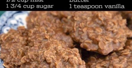 No-Bake Chocolate Peanut Butter Oatmeal Cookies Recipe