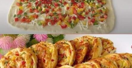 Savory Veggie Pinwheels