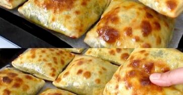 Cheesy Spinach Puff Pastry Squares Recipe