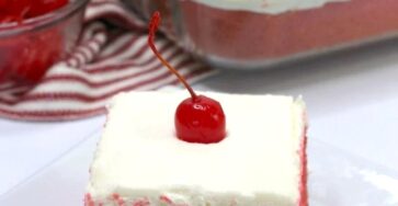 Delightful Cherry Poke Cake