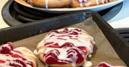 Delicious Cherry Danish Pastries