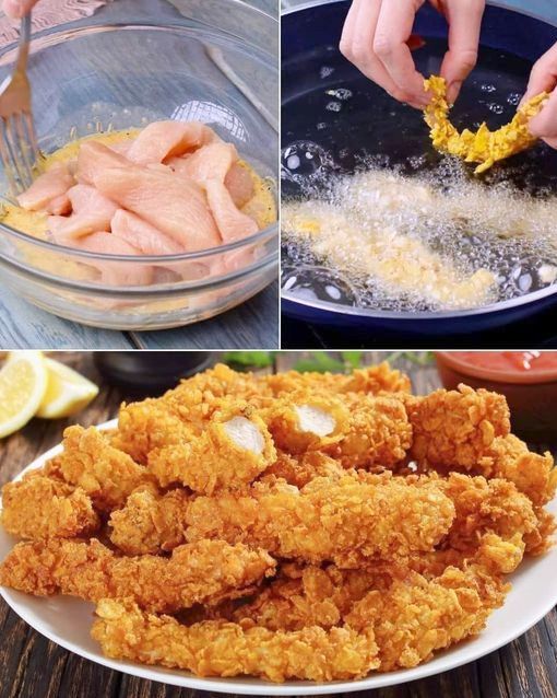 Homemade Crispy Chicken Tenders