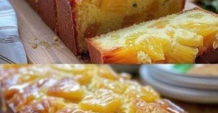 Pineapple Upside-Down Loaf Cake