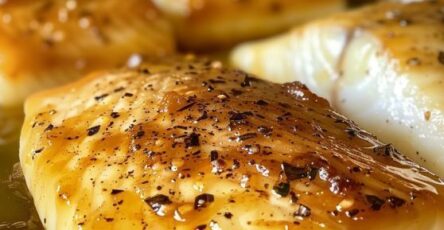 Honey Glazed Baked Cod