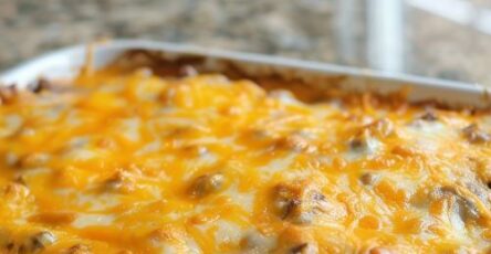 Cheesy Beef and Potato Casserole