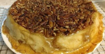 Decadent Pecan Upside-Down Cake