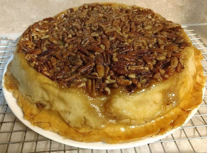 Decadent Pecan Upside-Down Cake