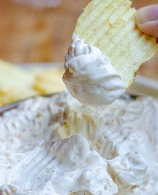 Creamy Onion Dip for Chips