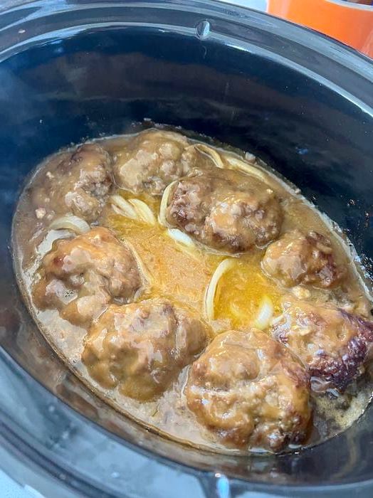 Slow Cooker Salisbury Steak