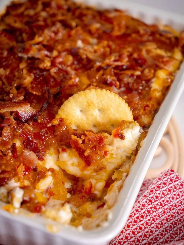 Cheesy Bacon Crack Dip