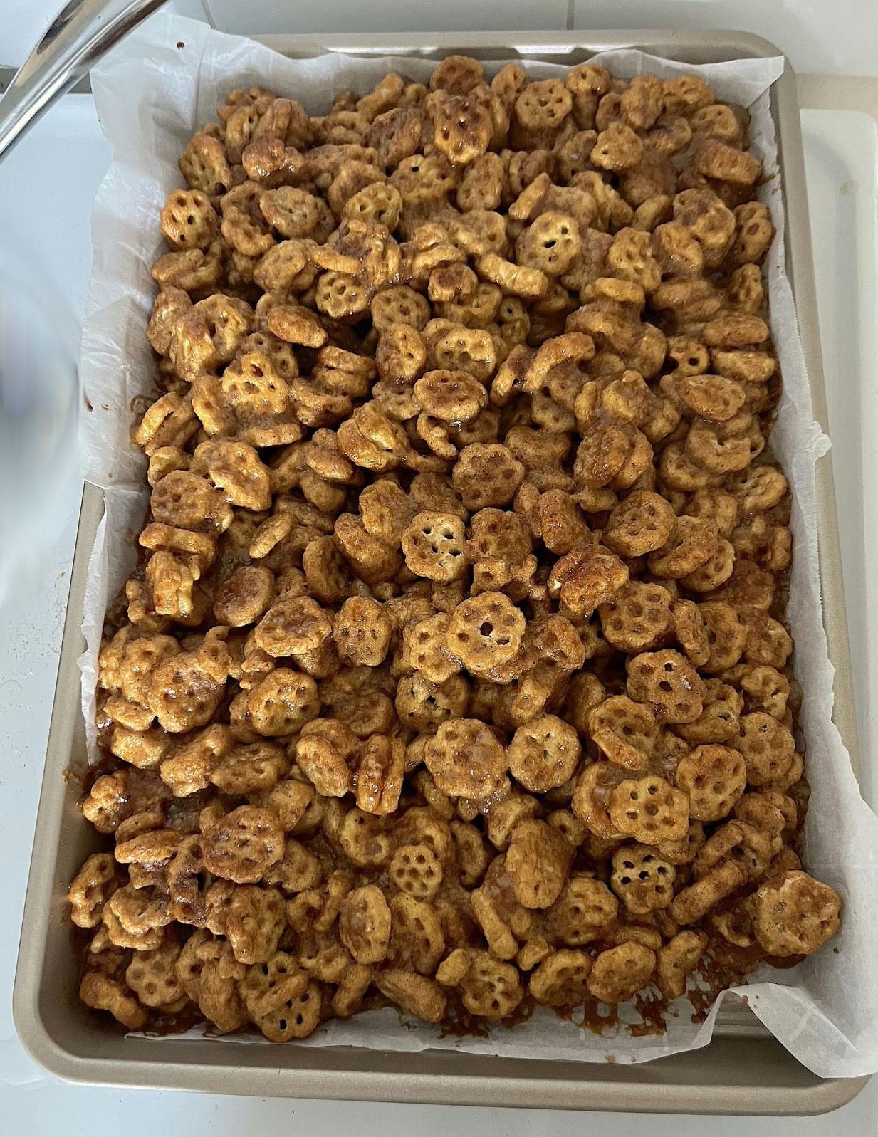 Sweet and Crunchy Honey Nut Snack Mix