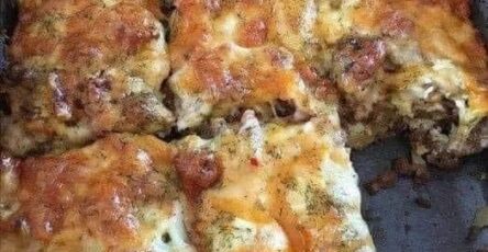 Cheesy Beef and Bacon Casserole