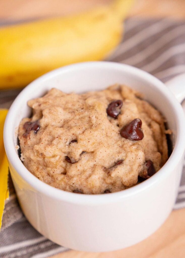 Banana Chocolate Chip Mug Cake