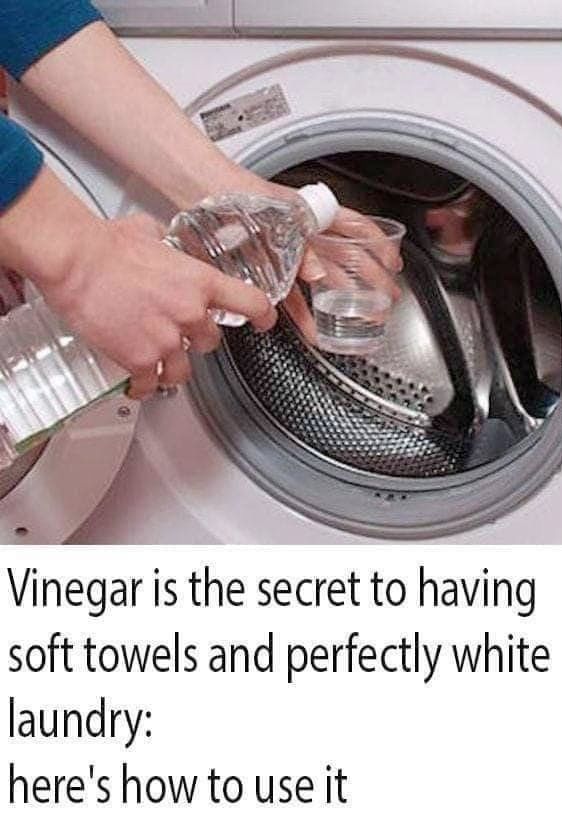 The Secret to Soft Towels and Perfectly White Laundry: Using Vinegar