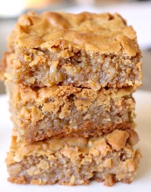 Chewy and Delicious Butterscotch Blondies