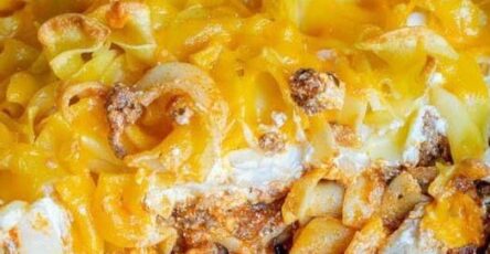 Cheesy Beef Noodle Casserole Recipe