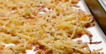 Crispy Baked Parmesan Hash Browns