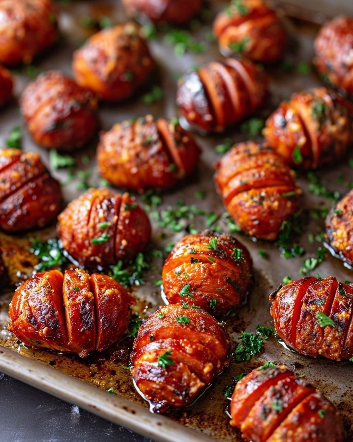 Crispy Hasselback Potatoes Recipe