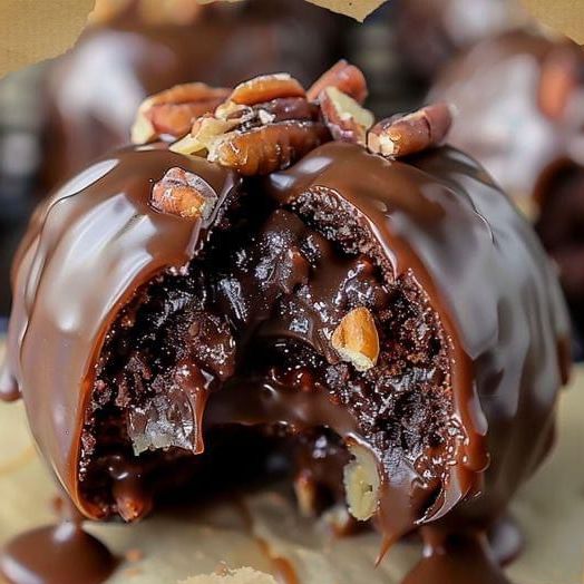 The Best Pecan Pie Brownie Bombs Recipe