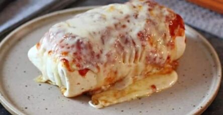 Cheesy Baked Burrito Recipe