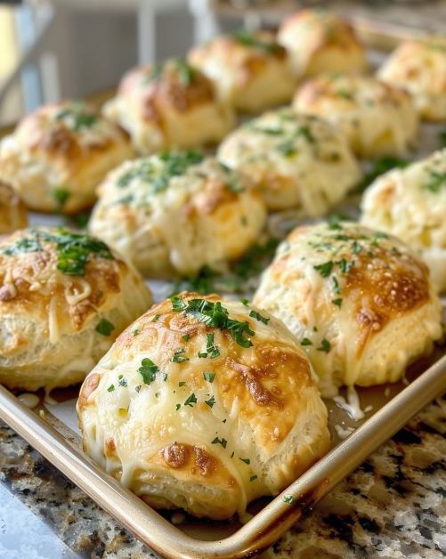 Delicious Cheesy Baked Pastry Rolls