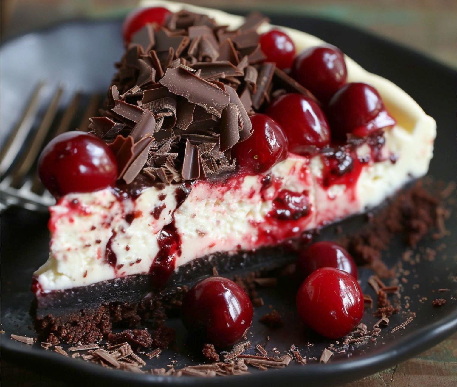 Cherry Chocolate Cheesecake