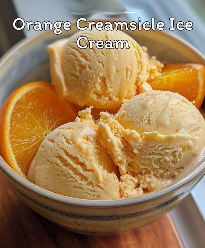 Orange Creamsicle Ice Cream Recipe