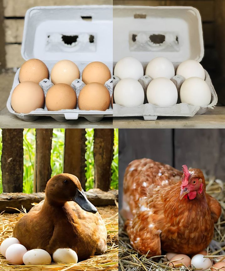 Duck Eggs vs. Chicken Eggs