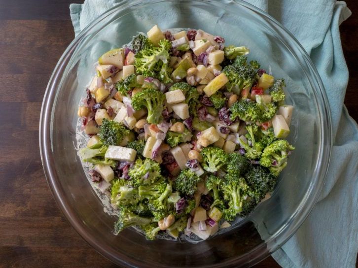 Broccoli Salad with Apples