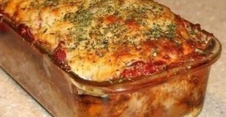 Cheesy Baked Meatloaf