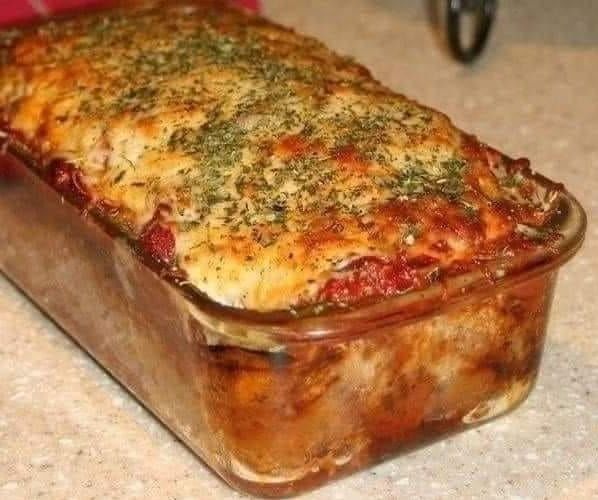 Cheesy Baked Meatloaf