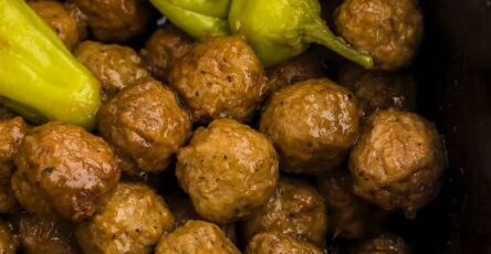 Crockpot Mississippi Meatballs