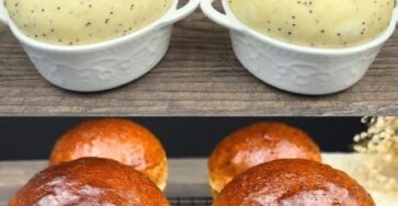 Fluffy Poppy Seed Brioche Buns