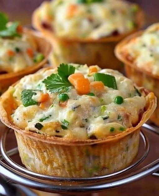 Delicious Mini Chicken Pot Pies