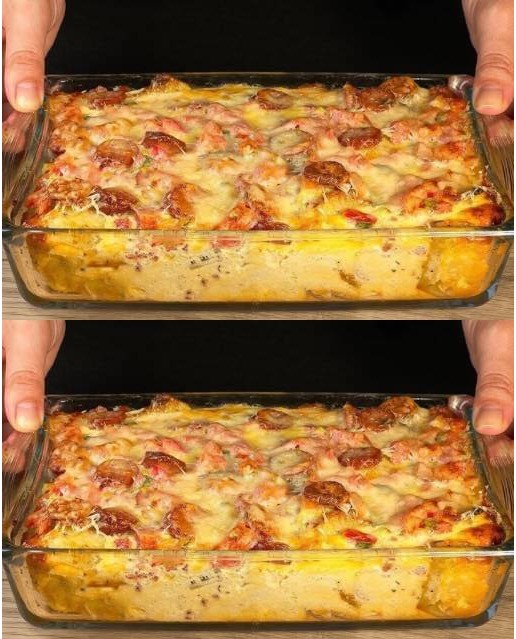 Sausage and Cheese Breakfast Casserole