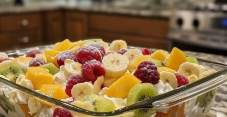 Creamy Layered Fruit Salad