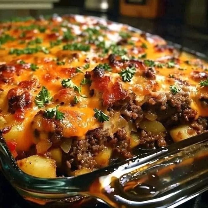 meatloaf and creamy potatoes