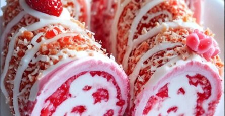 The Strawberry Roll Cake