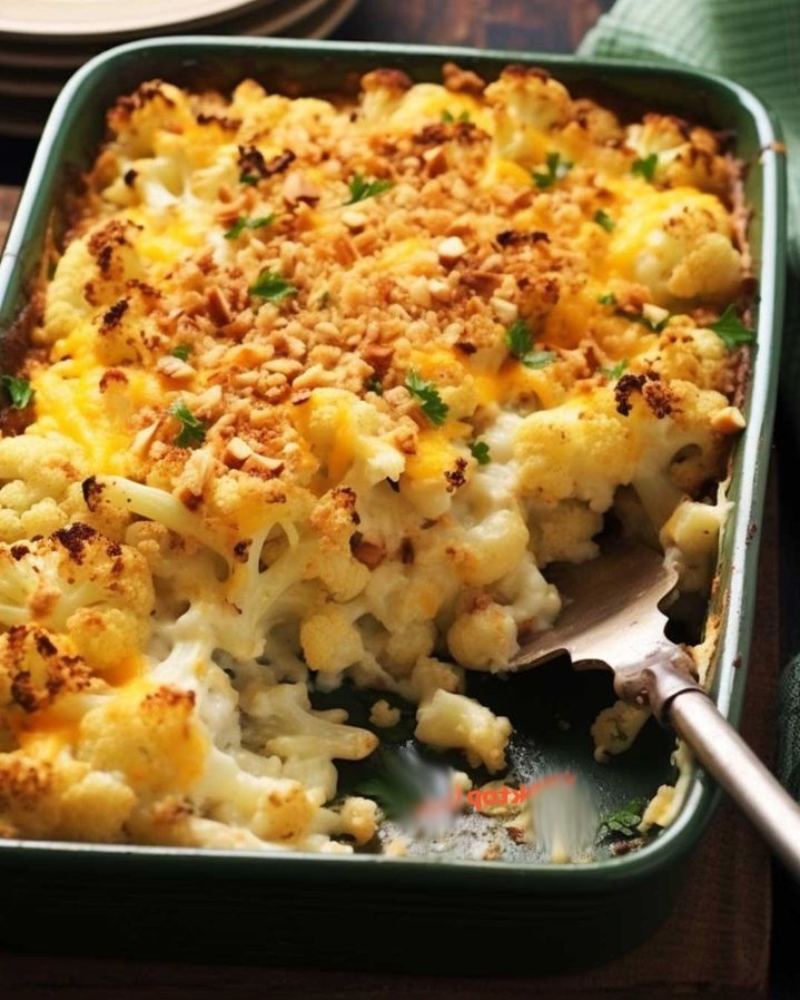 Cheesy Cauliflower Casserole