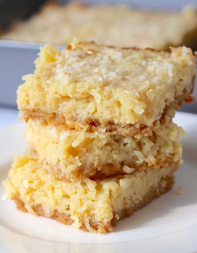 Creamy Coconut Bars