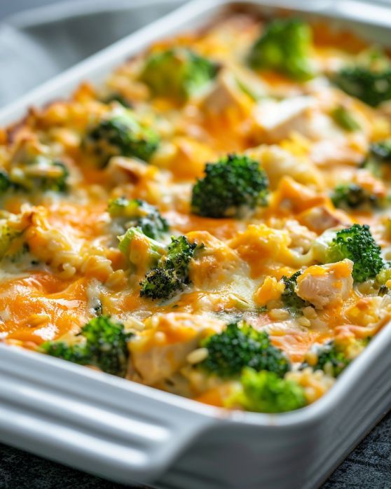 Cheesy Chicken and Broccoli Casserole