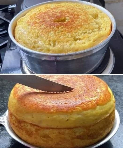 Stovetop Japanese Souffle Pancake