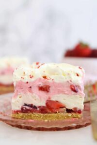 Strawberry Cream Layered Dessert