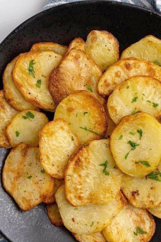 Crispy Roasted Potato Slices