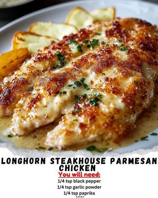 Longhorn Steakhouse Parmesan Chicken