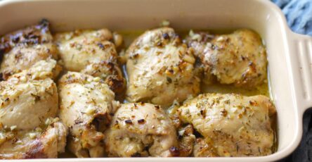 Baked Herb Chicken Thighs