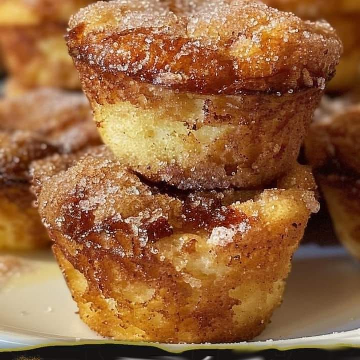 Cinnamon Sugar French Toast Muffins