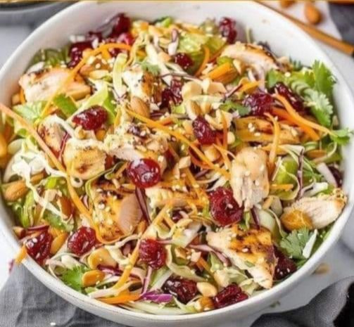 Asian Chicken Cranberry Salad